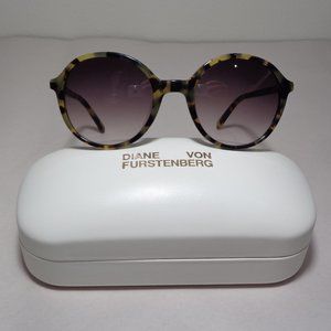 Diane von Furstenberg MACIEE Tokyo Tortoise New Sunglasses